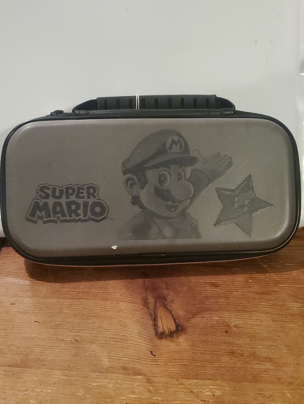 Nintendo Switch Super Mario Gray Hard Shell Handheld Case